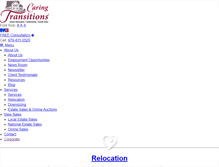 Tablet Screenshot of caringtransitionsbrazosvalley.com